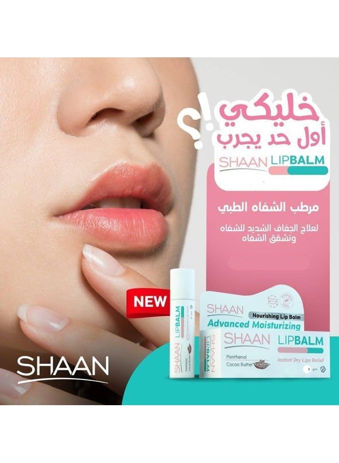 شان مرطب شفاه المغذي بالعسل والبانثينول وزبدة الكاكاو والفراولة 5 جم - Image 1